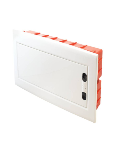 Boîtier tableau de distribution encastré 18 éléments porte opaque Tracon | Adajusa prix