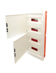 Boîtier tableau de distribution encastré 72 éléments porte opaque Tracon | Adajusa prix 2
