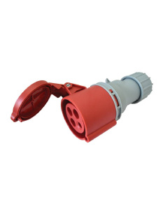 Plug industrial CEE 32A 3 Pole female CEE socket TICS-224H| ADAJUSA : price