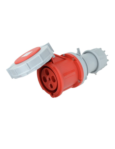 Plug industrial CEE 32A 3 Pole female CEE socket TICS-2242H| ADAJUSA : price