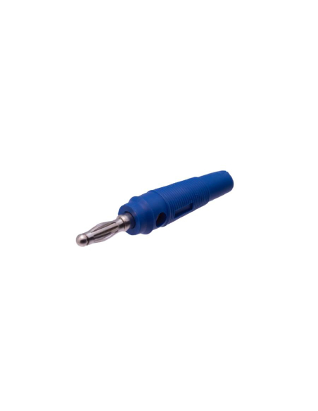Male banana plug 4mm blue : ADAJUSA : price