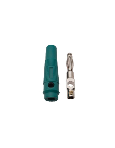 Fiche banane mâle 4mm verte| ADAJUSA : prix 2