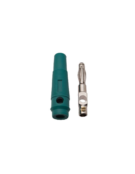 Fiche banane mâle 4mm verte| ADAJUSA : prix