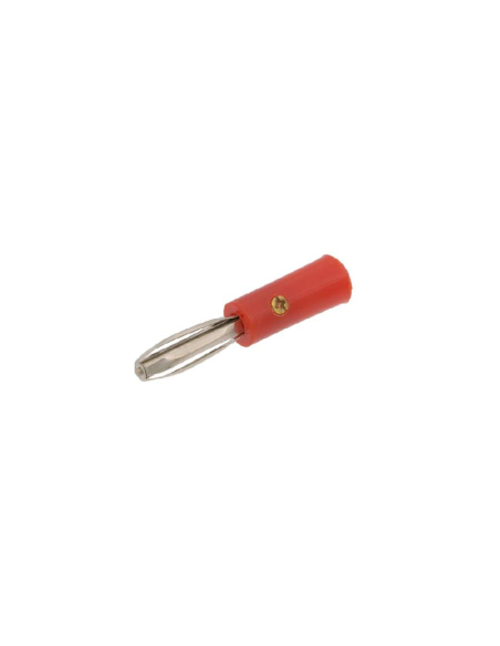 Fiche banane mâle 4mm rouge (type 4 feuilles) : ADAJUSA : prix