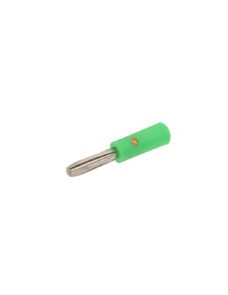 4mm green male banana plug (4-leaf type) : ADAJUSA : price