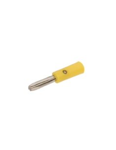 4mm yellow male banana plug (4-leaf type) : ADAJUSA : price