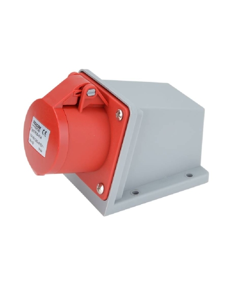 CEE industrial socket outlet for surface mounting 32A 3 Pole TICS-124| ADAJUSA | price