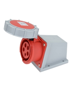 CEE industrial socket for surface mount 16A 3 Pole neutral ground IP67 TICS-1152| ADAJUSA | price 2
