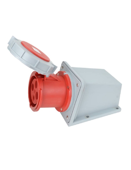 Industrial CEE surface mount socket 125A 3 Pole IP67 TICS-144| ADAJUSA | price