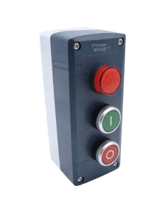 Boîte à boutons avec poussoirs I-O start-stop et Tracon rouge| ADAJUSA | prix