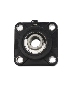 Support carré auto-alignant thermoplastique noir UCF208P avec roulement acier inoxydable SSUC-208 40mm shaft ISB | ADAJUSA | pri