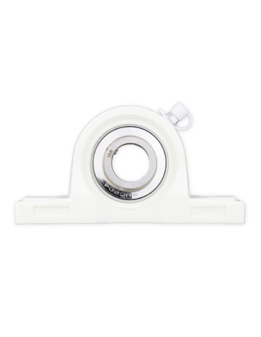 Support blanc thermoplastique auto-alignant UCP207PB avec roulement acier inoxydable SSUC-207 35mm shaft ISB: ADAJUSA : prix