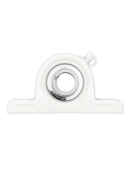Support blanc thermoplastique auto-alignant UCP207PB avec roulement acier inoxydable SSUC-207 35mm shaft ISB: ADAJUSA : prix