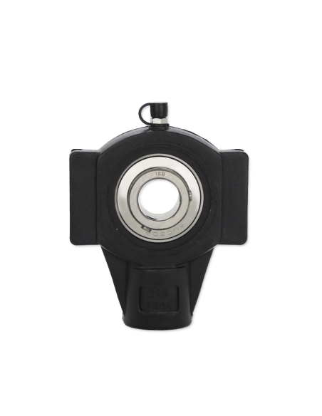 Black self-aligning thermoplastic self-aligning tensioning bracket UCT204P with bearing stainless steel SSUC-204 20mm shaft ISB