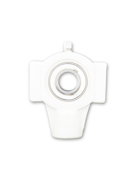 UCT206PB thermoplastic self-aligning white tensioning bracket with bearing stainless steel SSUC-206 shaft 30mm ISB | ADAJUSA | p
