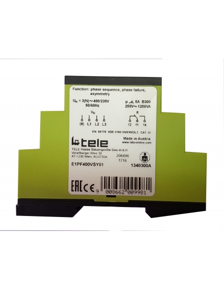 Phase Sequence Control Relay