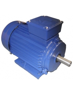 Moteur triphasé 1,1Kw 1,5CV 230/400V 1500 tr/min IE1 Bride B3 Pattes carcasse réduite 2