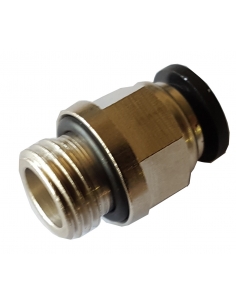 Raccord droit automatique M6 tube 6mm - ADAJUSA