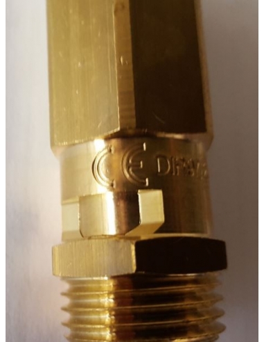 Safety valve overpressure 1/8 6 Bar - Metal Work - ADAJUSA