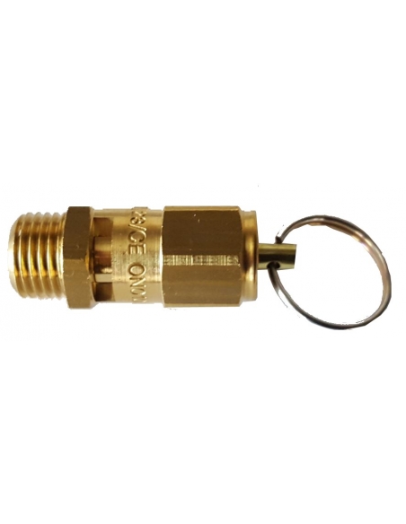 Safety valve overpressure 1/8 10 Bar - Metal Work - ADAJUSA