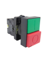 Boutons doubles dans la gamme standard en plastique