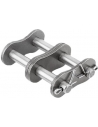 Reinforced double joints for ASA double roller chains