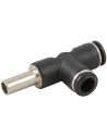 T Fittings with lateral adapter Series 55000 - Aignep