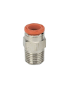 Straight male cylindrical fitting (R1)