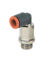 Extended rotating male L fitting technopolymer (R36)
