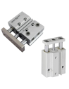 Vérins pneumatiques compacts double guidage Ø16